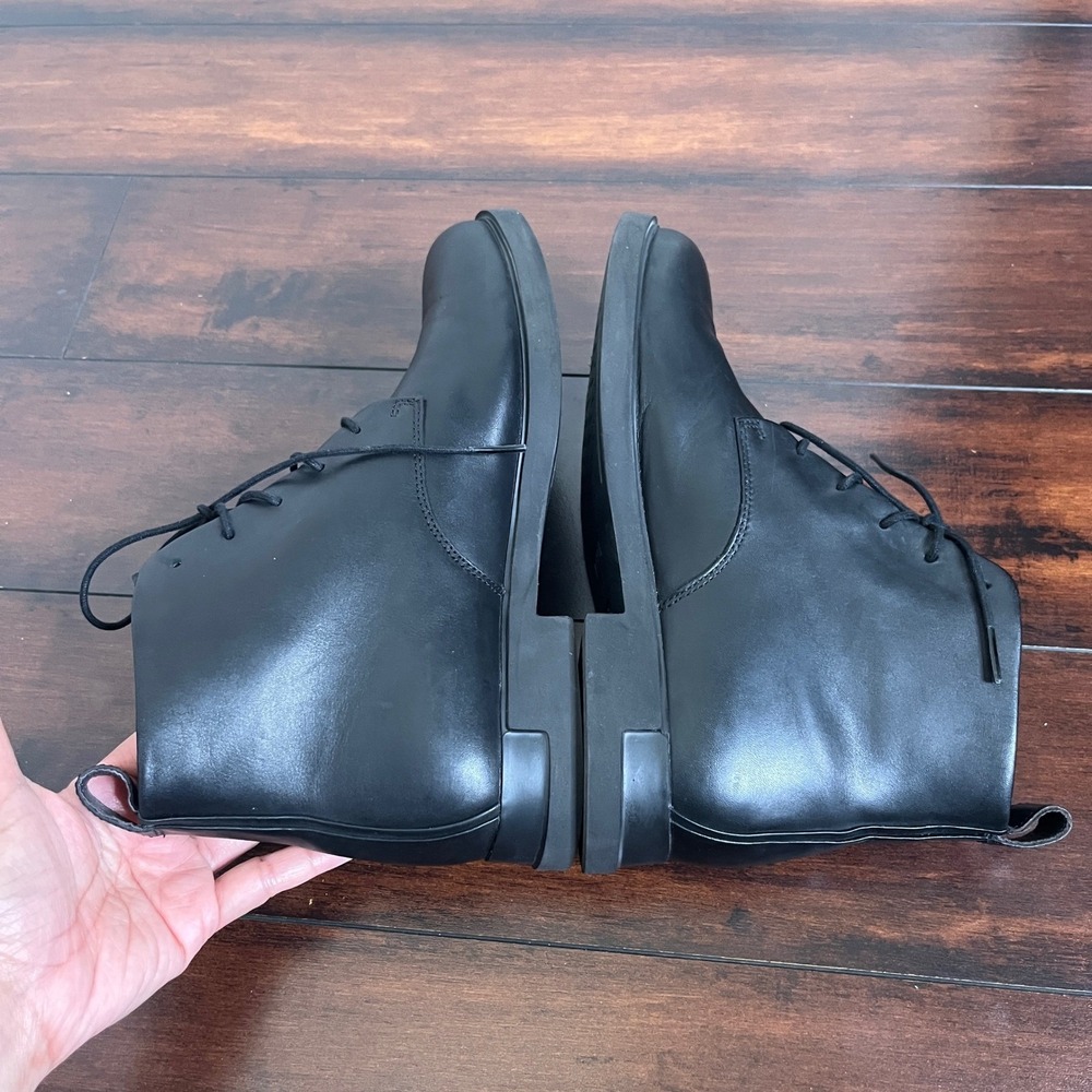 Camper Iman Ankle Boots Women 41 Black Leather Gore-Tex Lace Up Chukka Grunge - Picture 6 of 10